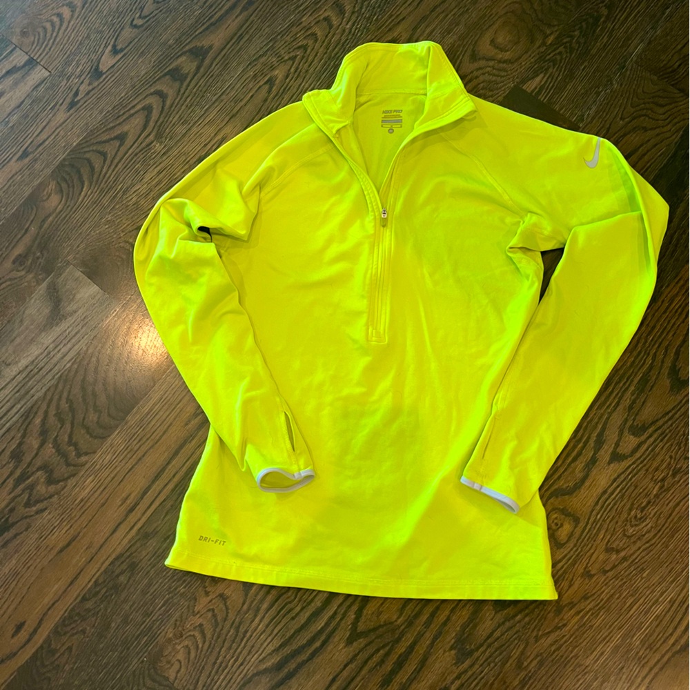 Nike pro long sleeve half zip
